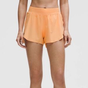 lululemon athletica Orange Athletic Shorts